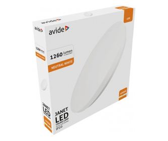 Avide ACLO33NW-18W-JAN 1260lm Falsík mennyezeti LED lámpatest - Fehér