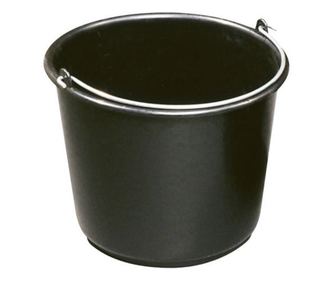 Строителна кофа, метална дръжка, черна, 5 L, Strend Pro