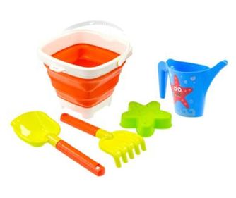 Mochtoys Homokozószett összecsukható vödörrel (12581)