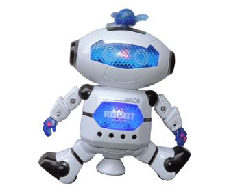 Robot interactiv, cantece in limba romana, dans si lumini, Albastru, 20 cm, + 3 ani, Urban Trends