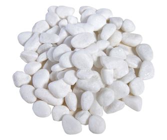 Fehér díszkövek, DecorCasa, 1 kg