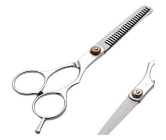 Set 2 foarfece de tuns 6,5" 17 cm si filat 5,5 " 14 cm ,otel inoxidabil,usoare,ergonomice