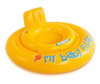 Colac gonflabil rotund pentru copii, 3-12 luni, scaun suport, 4 camere, PVC de inalta calitate, 70 cm
