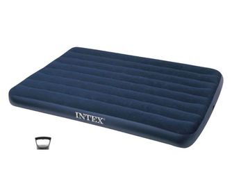 Saltea Pat Intex, Gonflabila, Dubla 2 Persoane, 152 x 203 x 22 cm + Perne + Pompa