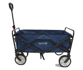 Carucior pliabil, Master, 4 roti, 100 l, albastru