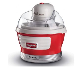 Aparat de inghetata Ariete PARTY TIME 0643/00, 12W, 1,5 l, 30 min, Bol detasabil, Rosu