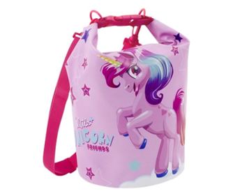 Vodoodporna otroška torba za plažo, vzorec samoroga, 25x18 cm, Perletti, 5l