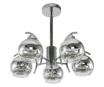 Agora Lighting, MONA, Полилей, 5 лампи, E27, Хром, Диаметър: 51 см