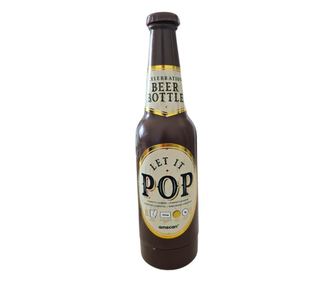 Konfetni top v obliki steklenice piva, Amscan