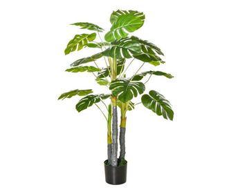 Mesterséges növény, cserepes monstera, zöld, 120 cm