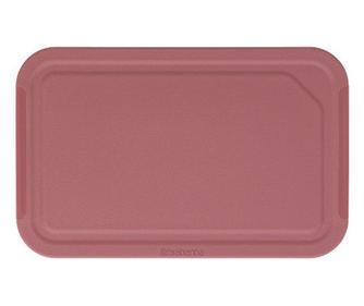 Masă de tăiat Brabantia Tasty+ 1001187, 25x16 cm, anti-alunecare, ușor de curățat, roșu