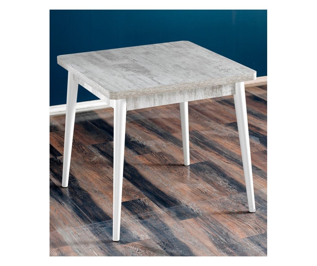 Blagovaonski stol Flora Antik - Antique, bijeli 