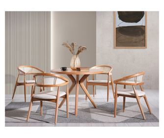 Blagovaonski stol Vegas - Prirodni