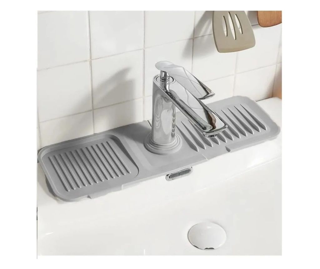 Protecție împotriva stropirii pentru chiuvetă Byev - gri