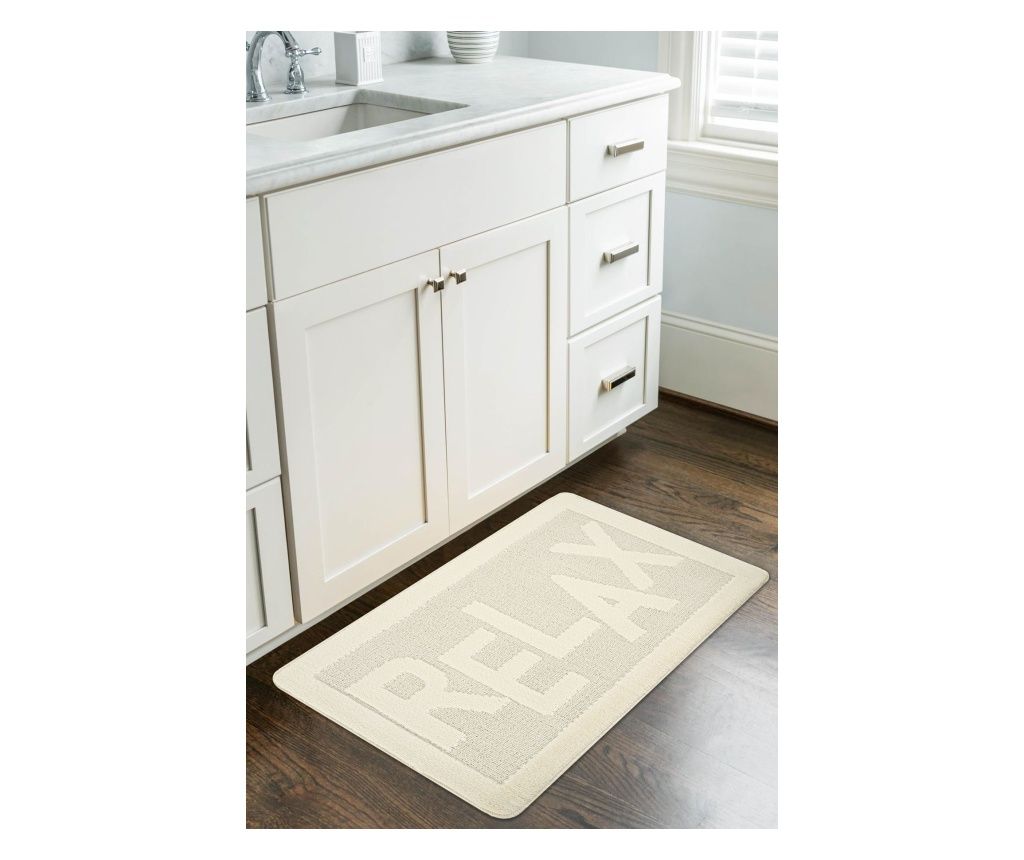 Relax fürdőszobai szőnyeg - Krém