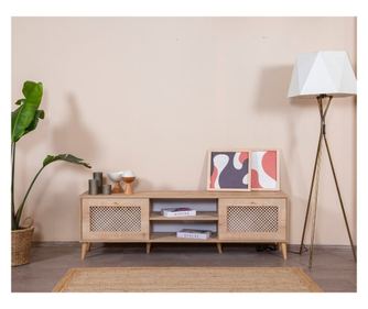 Szafka RTV niska Goose - dąb