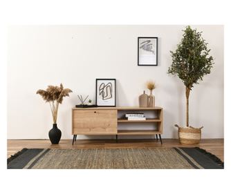 Szafka RTV niska Calvin - dąb 140