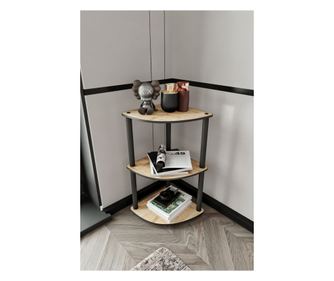 Könyvespolc 3 szintes - tölgy