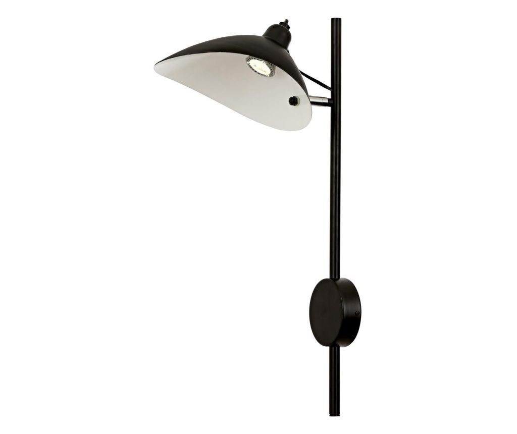 Lampă de perete, Negru, Alb