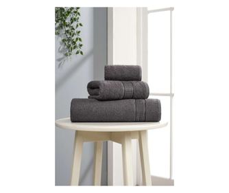 Sada ručníků (3 kusy) Ezgi - antracit