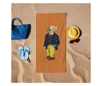 Ručnik za plažu Teddy Bear - narančasti
