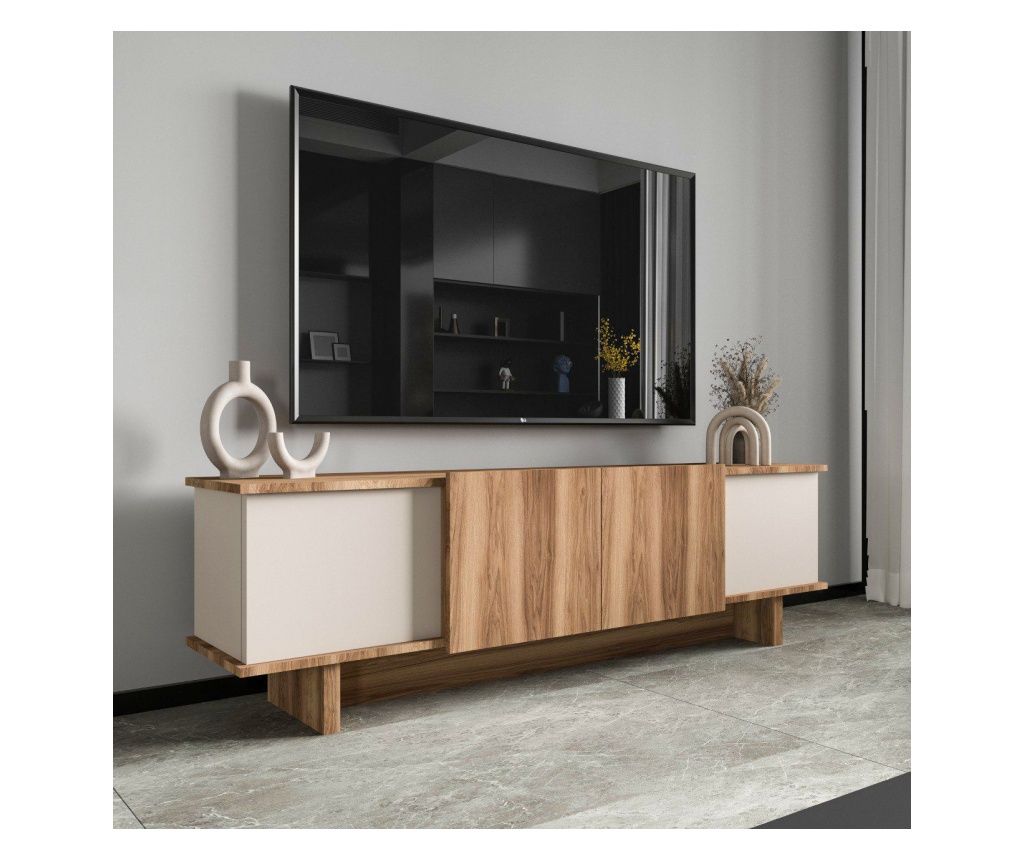 TV omarica, bež, oreh