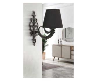 Φωτιστικό τοίχου Lily - μαύρο