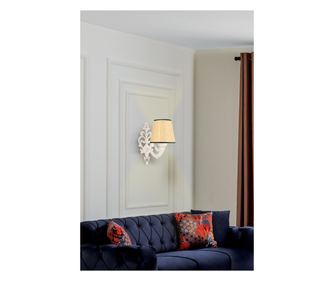 Φωτιστικό τοίχου Lily Coral - Φυσικό, λευκό