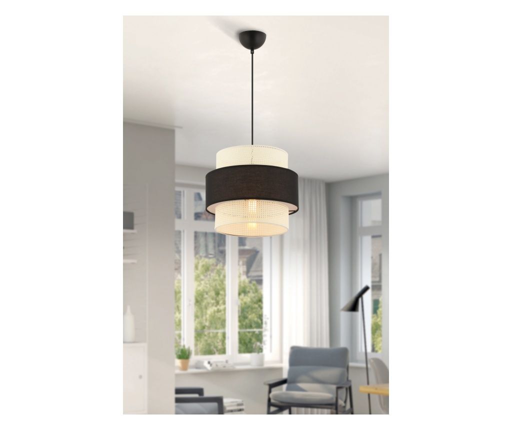 Lámpa - fehér, fekete