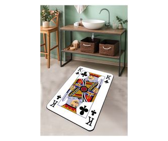 Karo játszókártya fürdőszobai szőnyeg