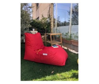 Pytel na sezení postel - červená