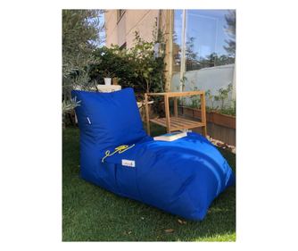 Pytel na sezení postel - modrý