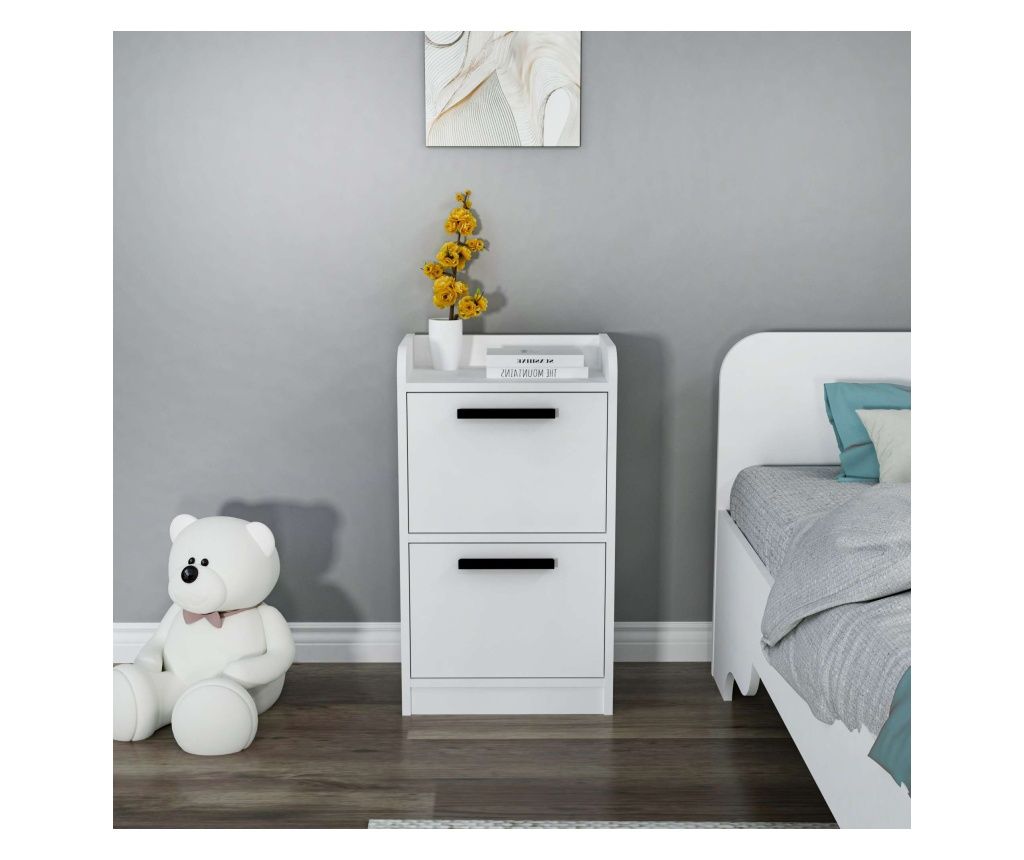 Éjjeli szekrény Luses - fehér