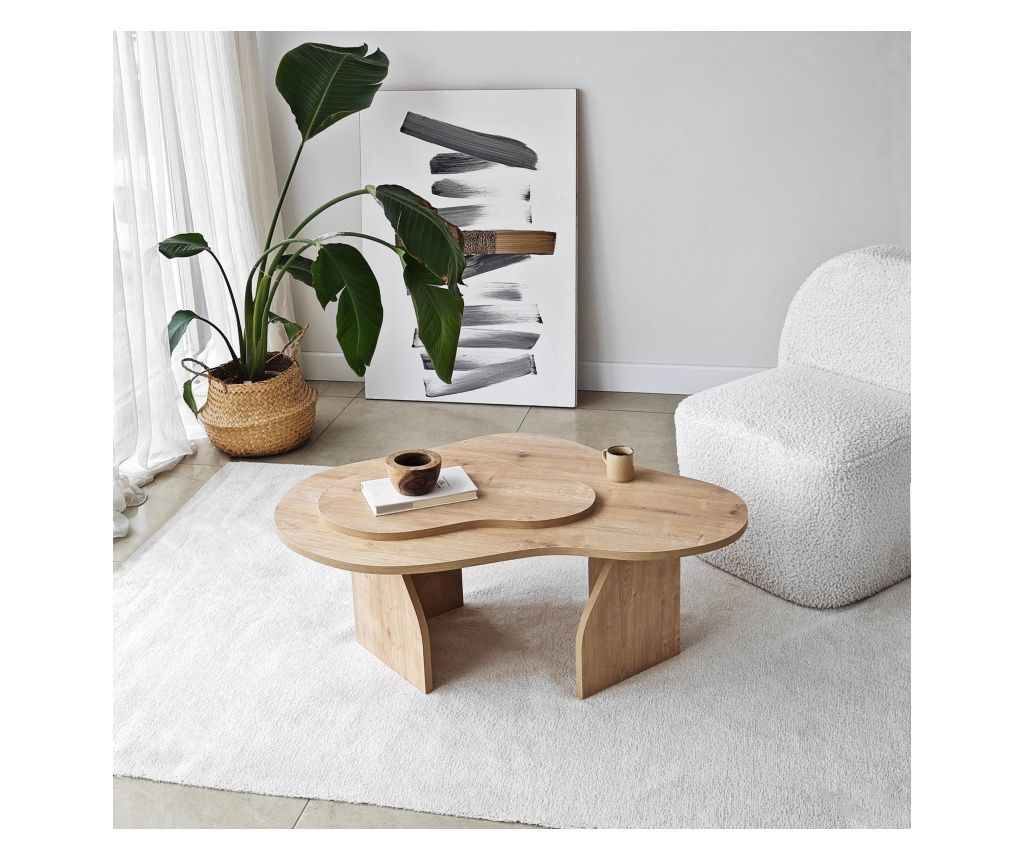 Masă de cafea, Safir Stejar