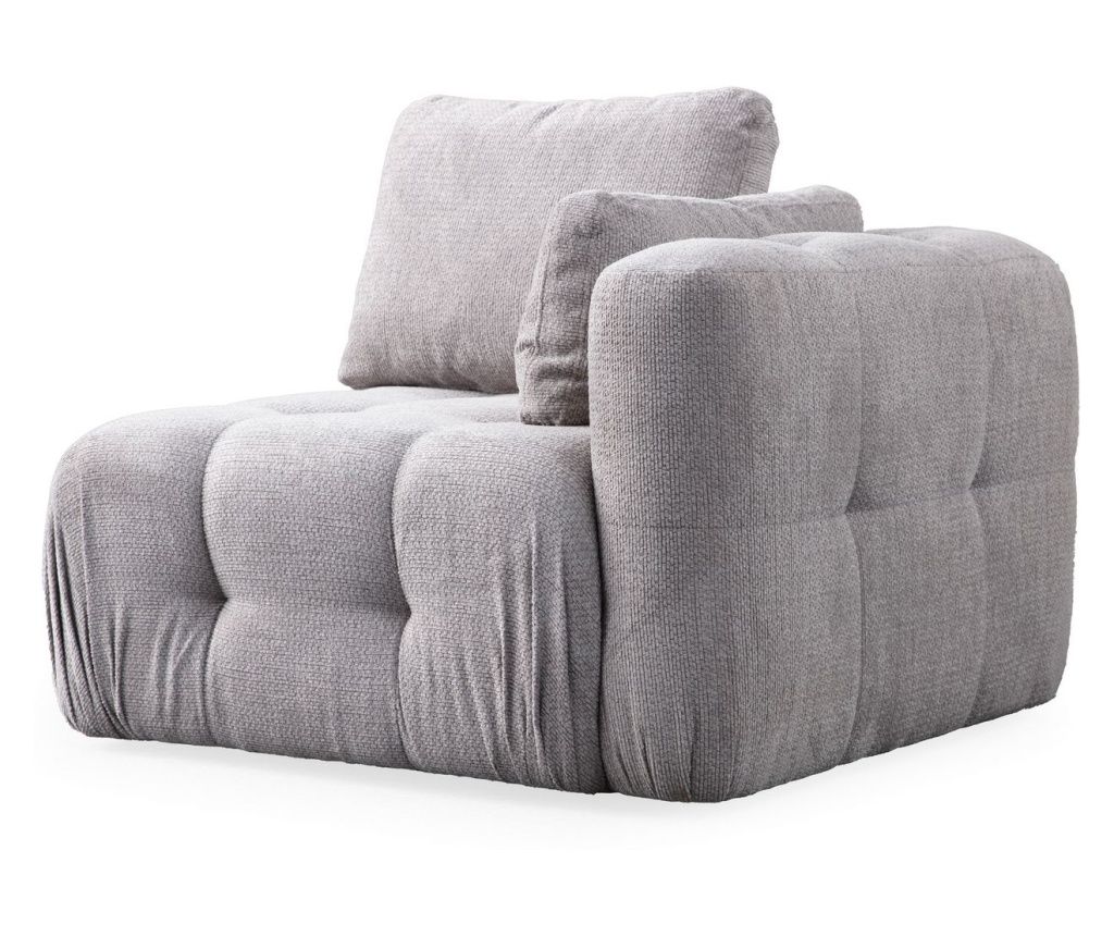 Καναπές Πολυθρόνα Amaris 1R - ανοιχτό γκρι
