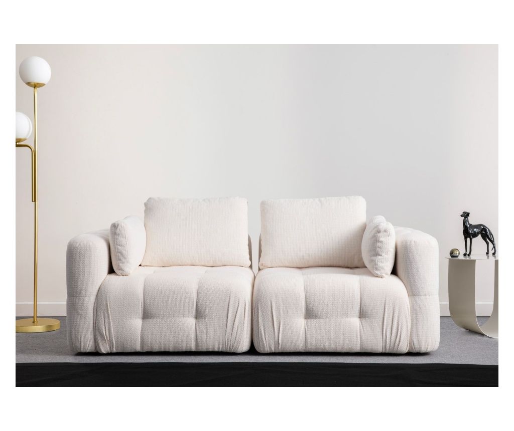 Amaris 2 személyes kanapé - fehér