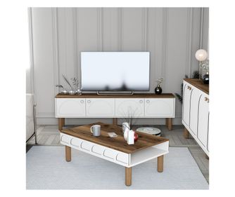 Set namještaja za dnevni boravak - Bijela