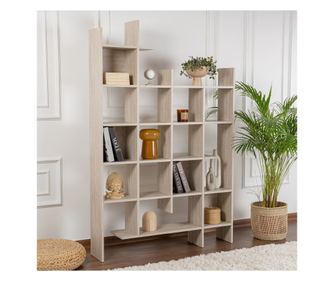 Könyvespolc Manco - Travertin