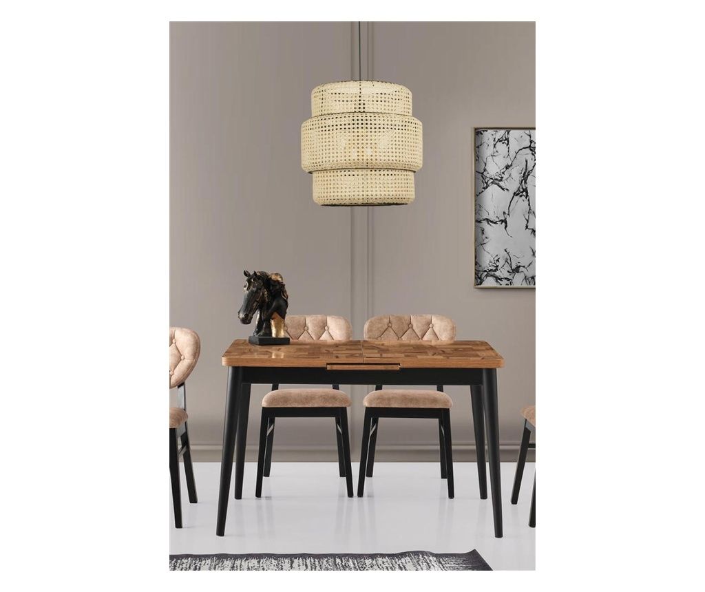 Asel Egyszemélyes Rattan Függőlámpa