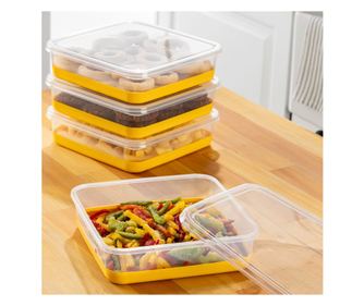 Set organizatorjev za hladilnik (4 kosi) 4C - rumena