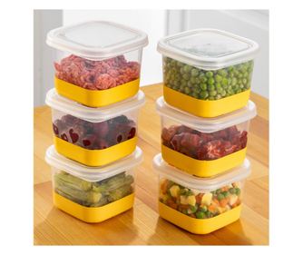 Set organizera za hladnjak (6 komada) 6A - žuti