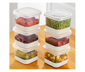 Set organizera za hladnjak (6 komada) 6A - sivi