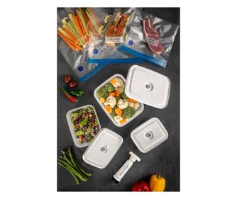 Set kutija za pohranu (4 komada) VCC-4-PMP - prozirna