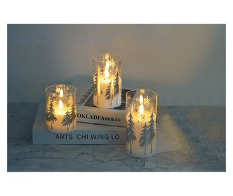 NIKOLAO LED Gyertya 7.5xh15cm