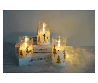 NIKOLAO LED Gyertya 7.5xh12.5cm