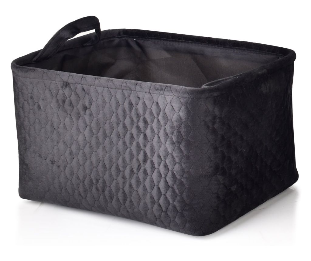 SARA BLACK Set de 3 Coșuri L38x26xh22cm, M34x23xh20cm, S30x20xh18cm