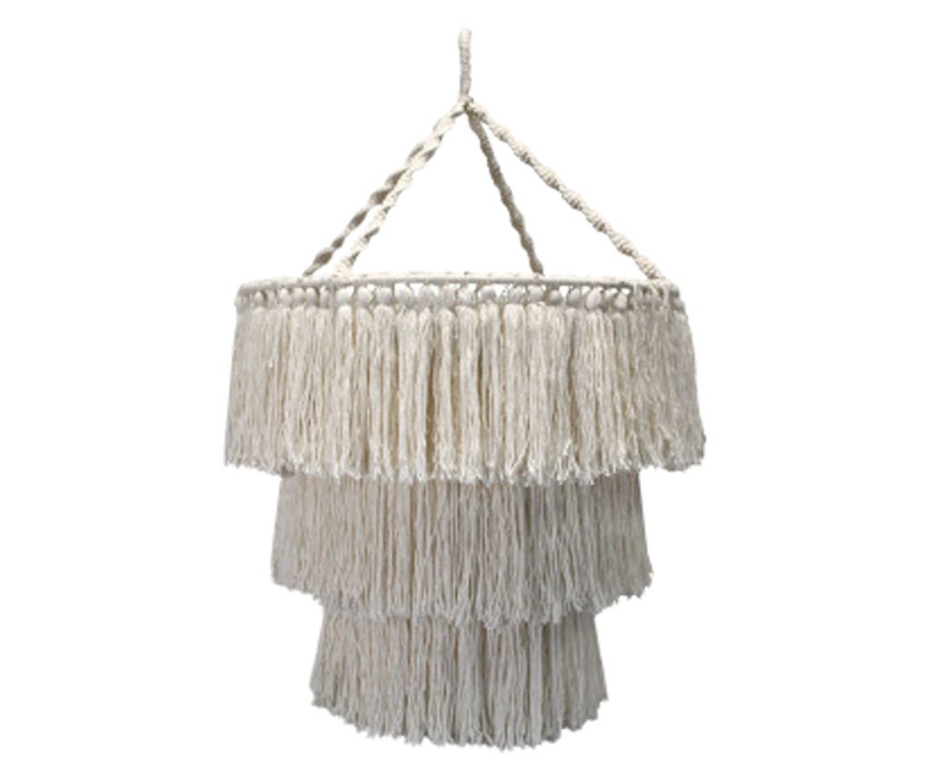Abajur din Macrame - Natural