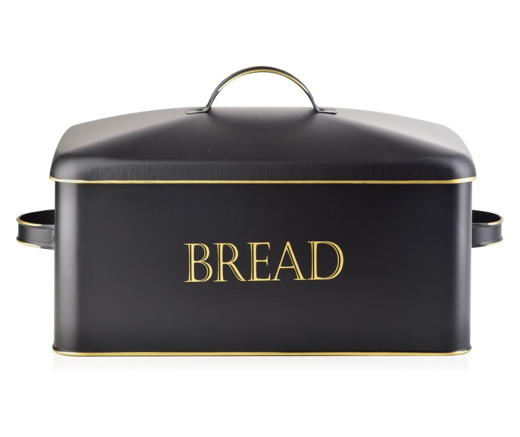 Cutie de pâine SANDY VINTAGE 39x18xh21cm NEGRU