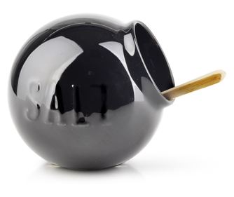 MODERN LIFE Solnica črna 10,3xh9,3cm