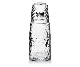 Láhev se sklenicí 1,1L
